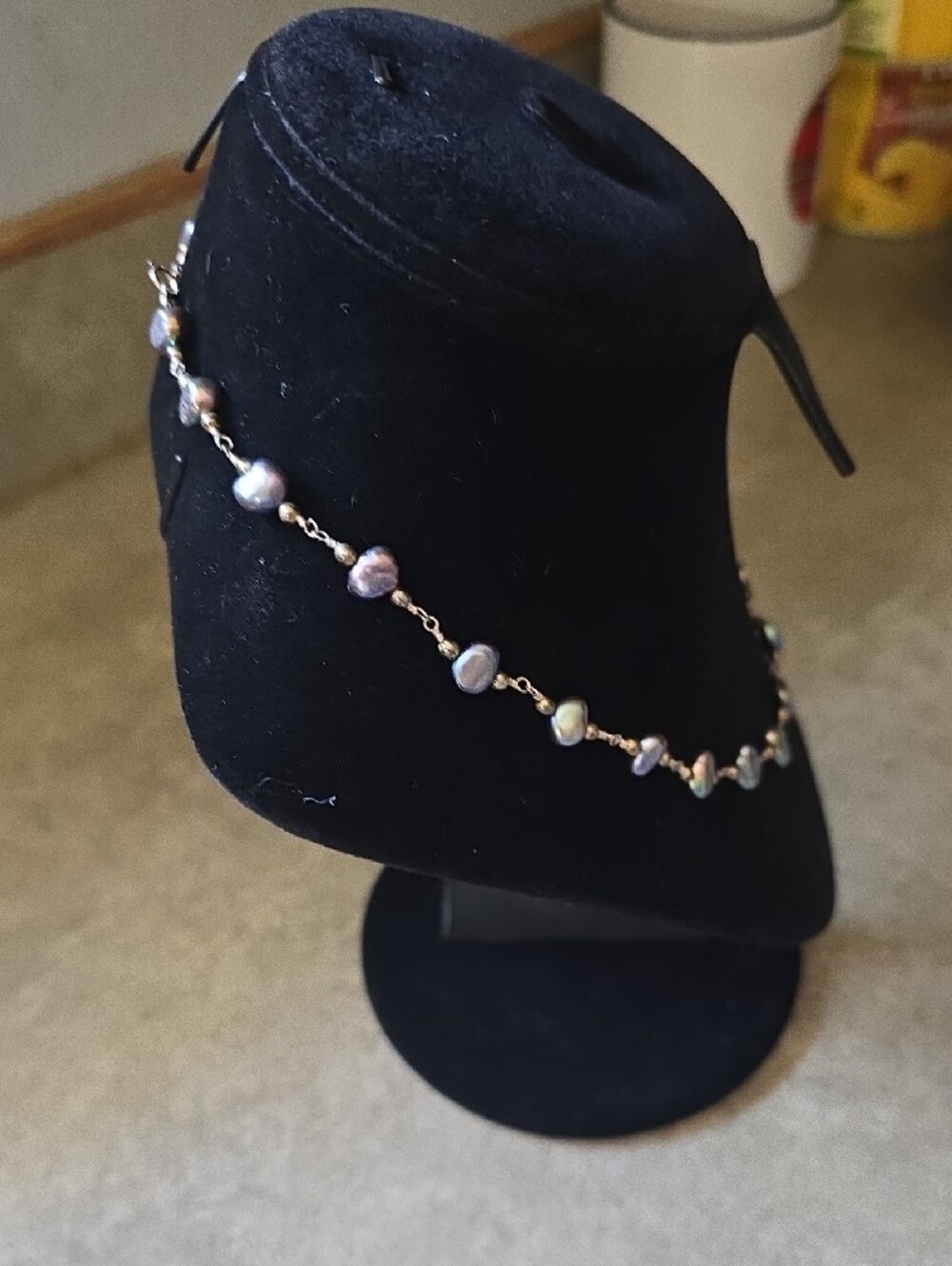 Gret Freshwater Pearl Beaded Necklace - Picture 2 of 3